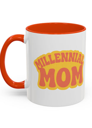 Colorful Mom Mug - Fun Coffee Cup for Every Occasion, Gift for Mother's Day, Birthday, Relaxing at Home, Unique Kitchen Accessory