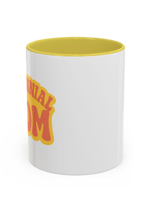 Colorful Mom Mug - Fun Coffee Cup for Every Occasion, Gift for Mother's Day, Birthday, Relaxing at Home, Unique Kitchen Accessory