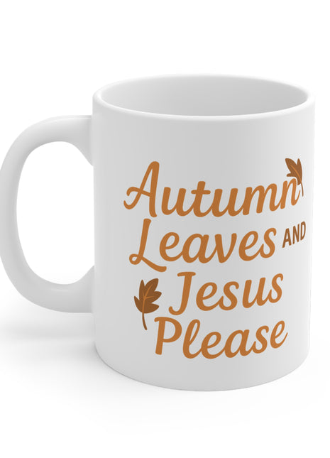 Autumn-Themed Ceramic Mug | Cozy Fall Coffee Cup | Seasonal Gift | Inspirational Kitchen Decor | Perfect for Thanksgiving or Halloween