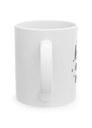 Hug in a mug Ceramic Coffee Mug, Cute Gift for Friends, Tea Lovers, Home Decor, Personalized Drinkware