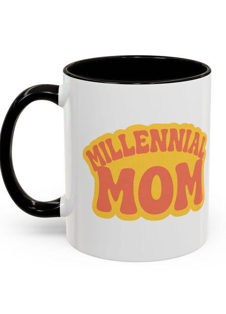 Colorful Mom Mug - Fun Coffee Cup for Every Occasion, Gift for Mother's Day, Birthday, Relaxing at Home, Unique Kitchen Accessory