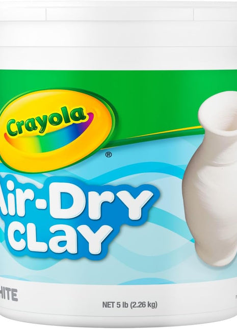 Air Dry Clay (5Lbs), Natural White Modeling Clay for Kids, Sculpting Material, Bulk Craft Supplies, Teacher Classroom Must Haves for School