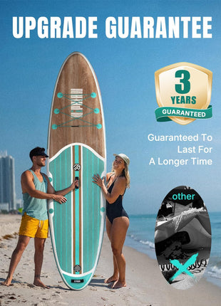 Inflatable Stand up Paddle Board with SUP Accessories, Anti-Slip EVA Deck, 10’6’’ Inflatable Paddle Boards for Adults & Youth of All Skill Levels