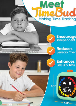 Digital Visual Timer for Kids - Rechargeable 99-Min Countdown for Focus, Transitions & Routines - Ideal for ADHD, Autism & Daily Use at Home, Therapy or Classroom