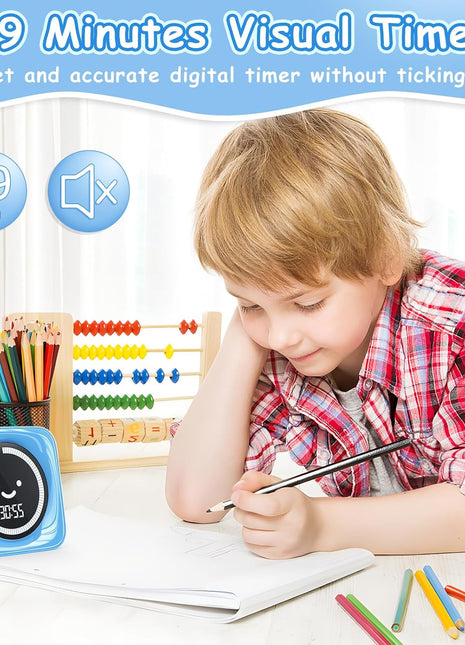 Visual Timer for Kids, 99 Minute Digital Cute Kids Visual Timer Classroom Timer for Homeschool Supplies Study Teaching Time Management Tool Countdown Timer