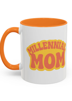 Colorful Mom Mug - Fun Coffee Cup for Every Occasion, Gift for Mother's Day, Birthday, Relaxing at Home, Unique Kitchen Accessory