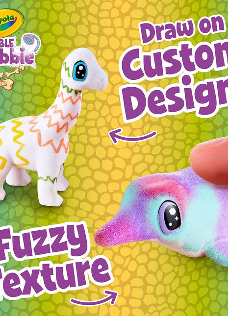 Scribble Scrubbie Pets Dinosaur Waterslide, Dinosaur Toys for Kids, Pet Grooming Toy, Gifts for Boys & Girls, Ages 3+