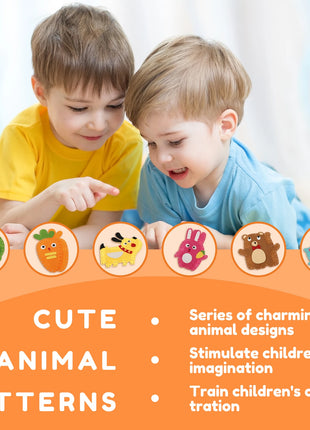 Sewing Kit Cute Animal Sewing Craft Set Fun and Educational DIY Doll Sewing Toys for Kids Beginners DIY Handcraft Sewing Kit